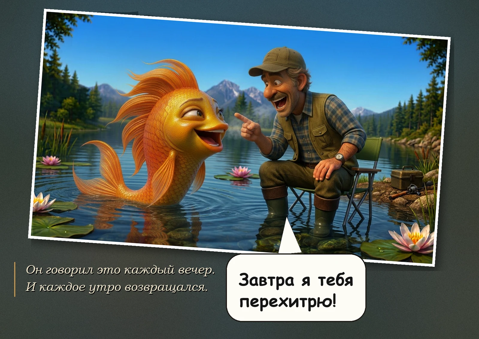 Рыбак и рыбка-абьюзер, полоса 6 из 24