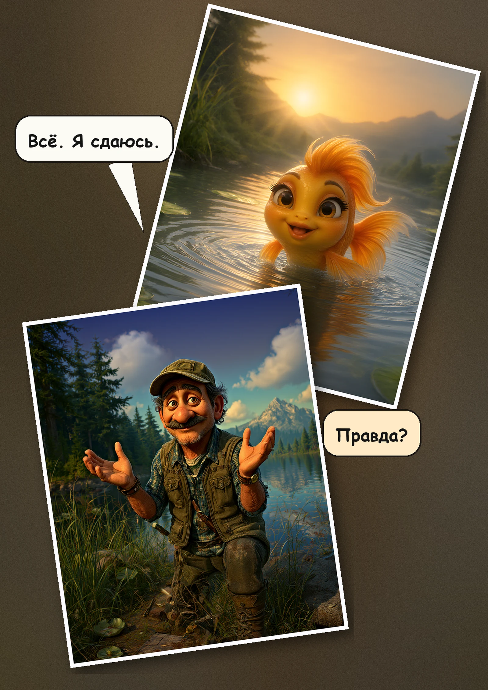 Рыбак и рыбка-абьюзер, полоса 56 из 60